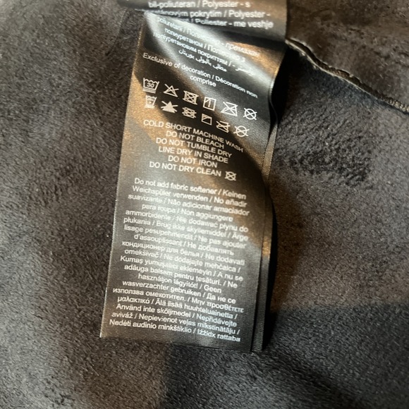 Vero Moda NWT Black Faux Leather Knee Length  Plus Friendly Party Skirt Size 18 - Picture 8 of 8